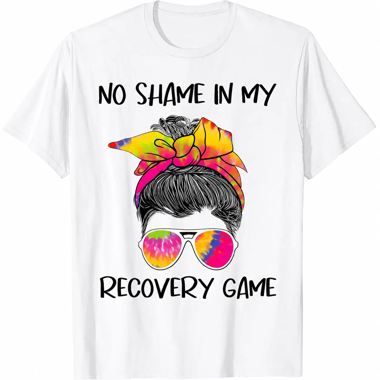 No Shame In My Recovery Game Shirt Sobriety Recovery Graphic Tee AA NA Anniversary Shirt Inspirational Unisex Short Sleeve T-Shirt
