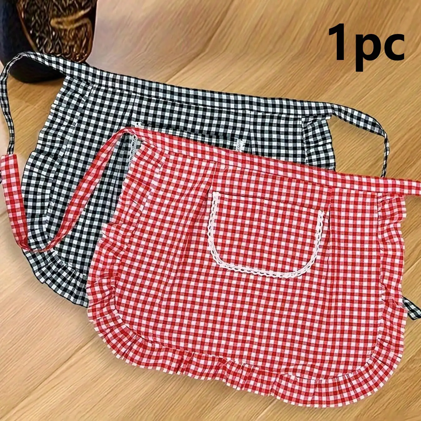 Breathable Half Apron for Kitchen Cooking, Fashionable Waist Protector for Restaurant Ladies, Home Use for Kitchen Bathroom, Waist Aprons