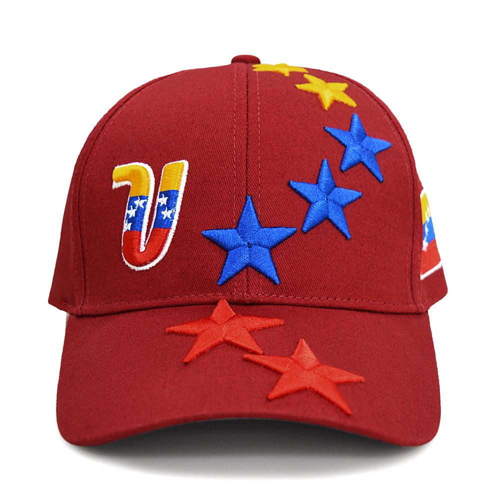 3D Embroidered Venezuelan Flag Baseball Cap| Adjustable Strap| Street Fashion Hat