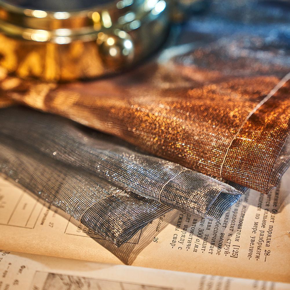 Vintage Floral Embroidered Curtain, 1 Count Retro Decorative Drapes, Suitable for Living Room or Bedroom Windows, Home Decoration Curtain