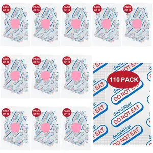 110 Packs 100CC Food Grade Oxygen Absorbers, 10 Packs per Individual Vacuum Bag, with Oxygen Indicator for Food Storage, suitable for Mylar Bags Mason Jars Canning
