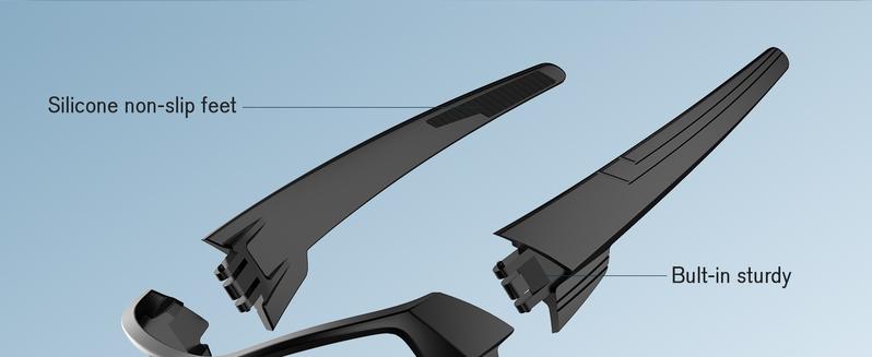 Men's Polarized Sunglasses HD Lenses Silicone Anti-Slip Scratch-Resistant Ideal for Outdoor Sports UV400（QA123）