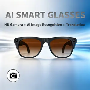 Xkone Ai Smart Glasses, Dual Mic Noise Cancellation, Real-Time Translation, 8mp Camera, Music Playback, 290mah, Touch Control, Travel Friendly