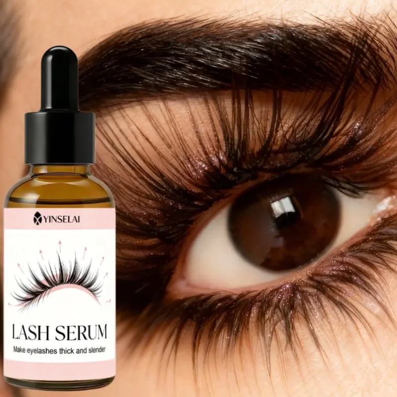 Curling Beauty Lash Strengthening Essence, Natural Eyelash Serum, Lash Enhancing Serum, Stronger Healthier Lashes, Thicker Fuller Brows, Coconut Oil Rich, for Lashes Brows Forehead