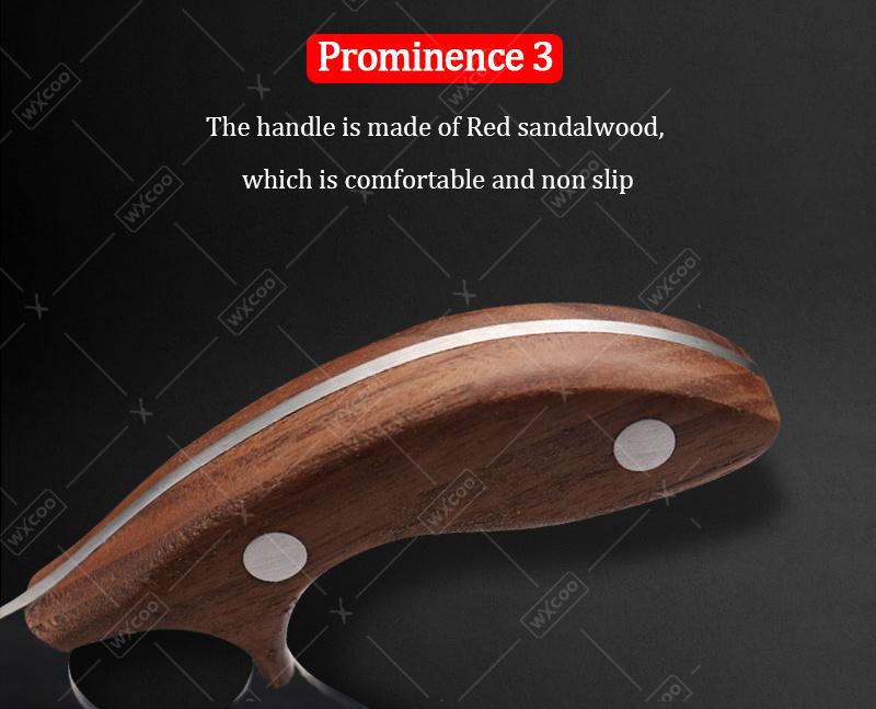Killing Fish Knife Hand Forged Boning Knife Multi-purpose Cheese Knife Mongolian Handhandle Meat Knife Camping Barbecue Portable Partition Knife Cutting Meat, Vegetables and Paring Knife
