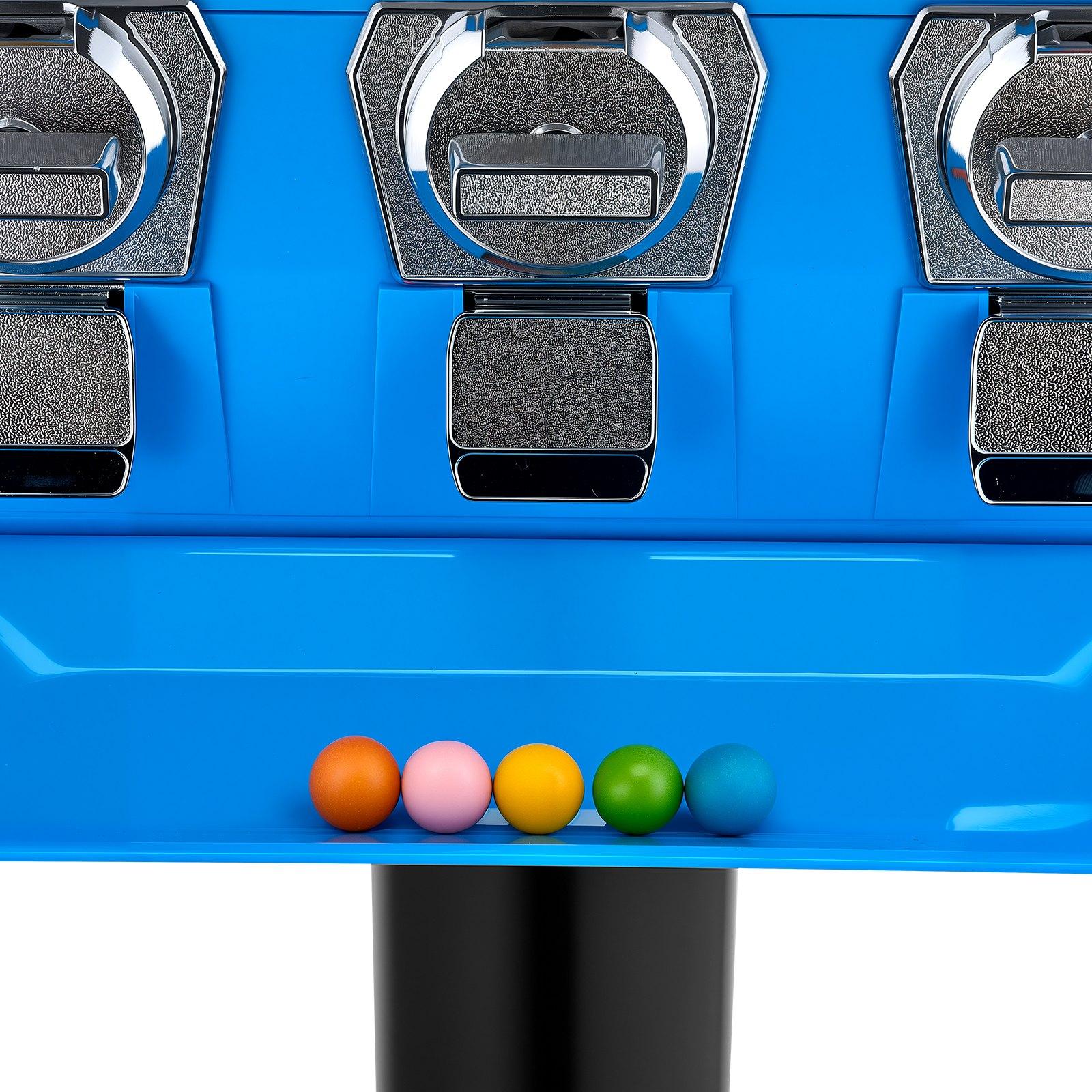 VEVOR Candy Vending Machine, Triple Compartment Candy Vending Machine with Stand, Gumball & Candies Vendings Machines with Built-In Cash Box, Detachable, Vintage Candies Dispenser for Shops, Arcades