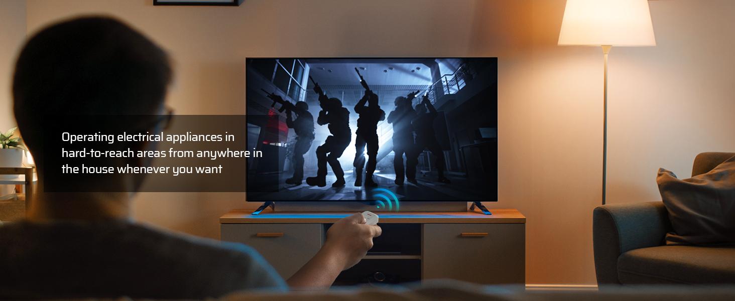 F-PSP02 Indoor Remote Control Outlet, Wireless Remote Light Switch, No Interference Remote Outlet Switch, No Wiring, 15A/1875W, 100ft RF Range, Compact Design, Programmable F-PSP02 Indoor Remote Control Outlet, Wireless Remote Light Switch, No Interference Remote Outlet Switch, No Wiring, 15A/1875W, 100ft RF Range, Compact Design, Programmable