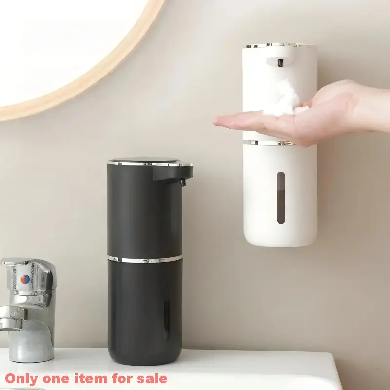 Automatic Wall-Mounted Soap Dispenser with Infrared Sensor, Foam and Hand Sanitizer Machine, USB Charging, Home Bathroom Hygiene Accessory, Automatic Foaming Soap Dispenser