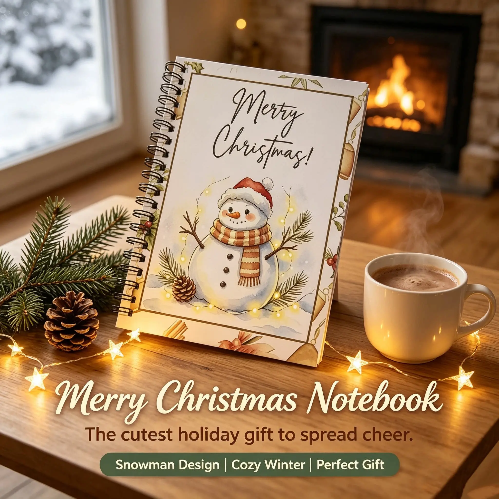 Christmas Gift Card Book, DIY Spiral Bound, Colorful Pages, Personalized Christmas Gifts for Family, Friends, Students