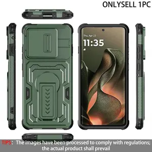 Sliding invisible bracket phone case compatible with Motorola Moto G Play, G Stylus, G Power. Shockproof and durable protective cover with stylish design, suitable for daily use.