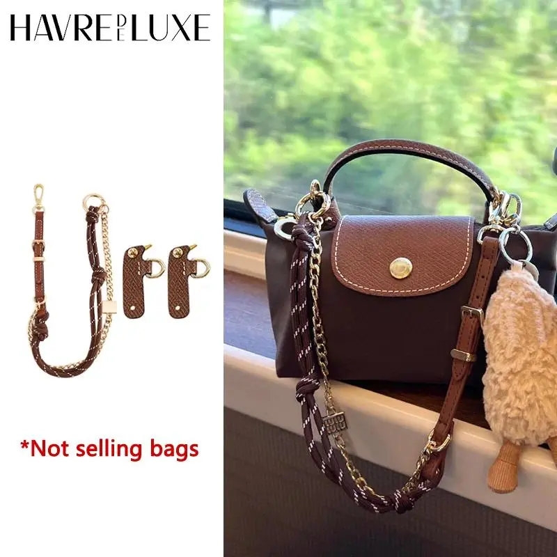 Bag Shoulder Strap Insert For Longchamp Mini Without Punching Strap Durable Fashion Bag Modification Bag Accessories