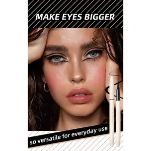 Eyeliner pen non-smudging non-makeup waterproof and sweat-proof aegyo sal shadow pen quick-drying beginner eyeliner