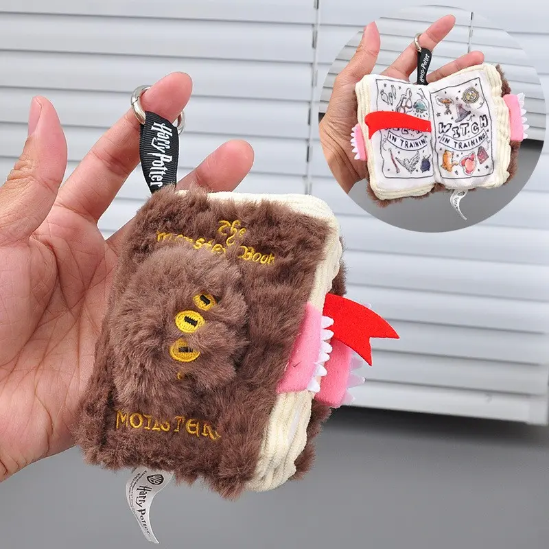 New Plush Keychain, Magic School Monster Book Holder, Yokai Book Pillow, Birthday Festival Gift, Cute and Fun Accessory