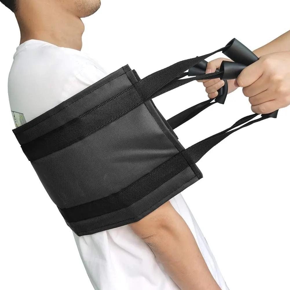 31.5 Inch Padded Bed Transfer Nursing Sling for Patient Elderly Safety Lifting Aids Home Bed Assist Handle Back Lift Mobility Belt for Patient Care