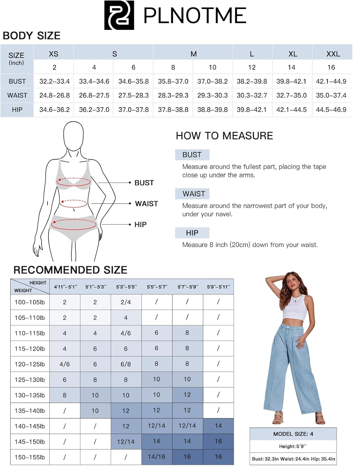 Imily Bela  Womens Baggy High Waisted Jeans Loose Boyfriend Wide Leg Side Pleated Denim Pants