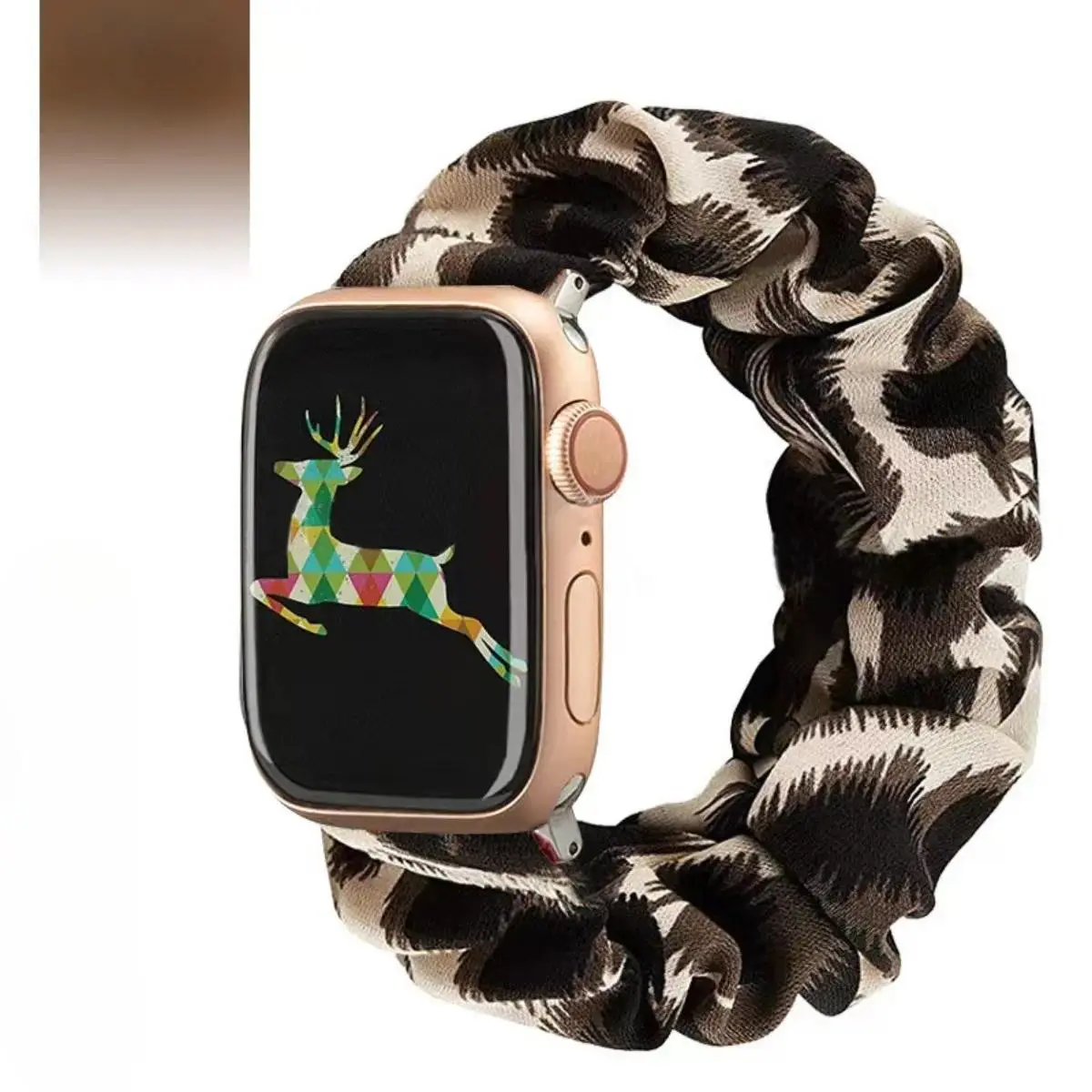 brown leopard print