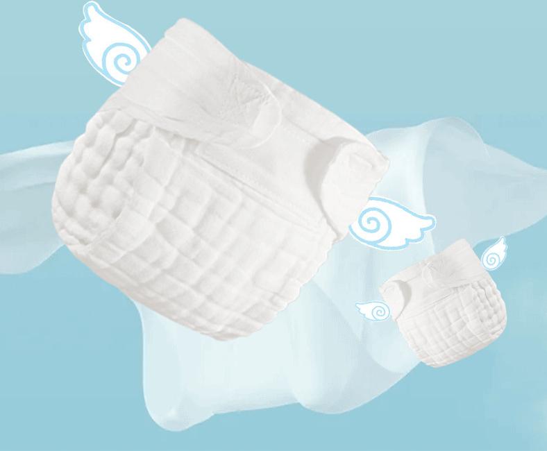 All-Cotton Reusable Baby Diapers!Multi-Layer Comfort for Newborn Little Ones 🌿