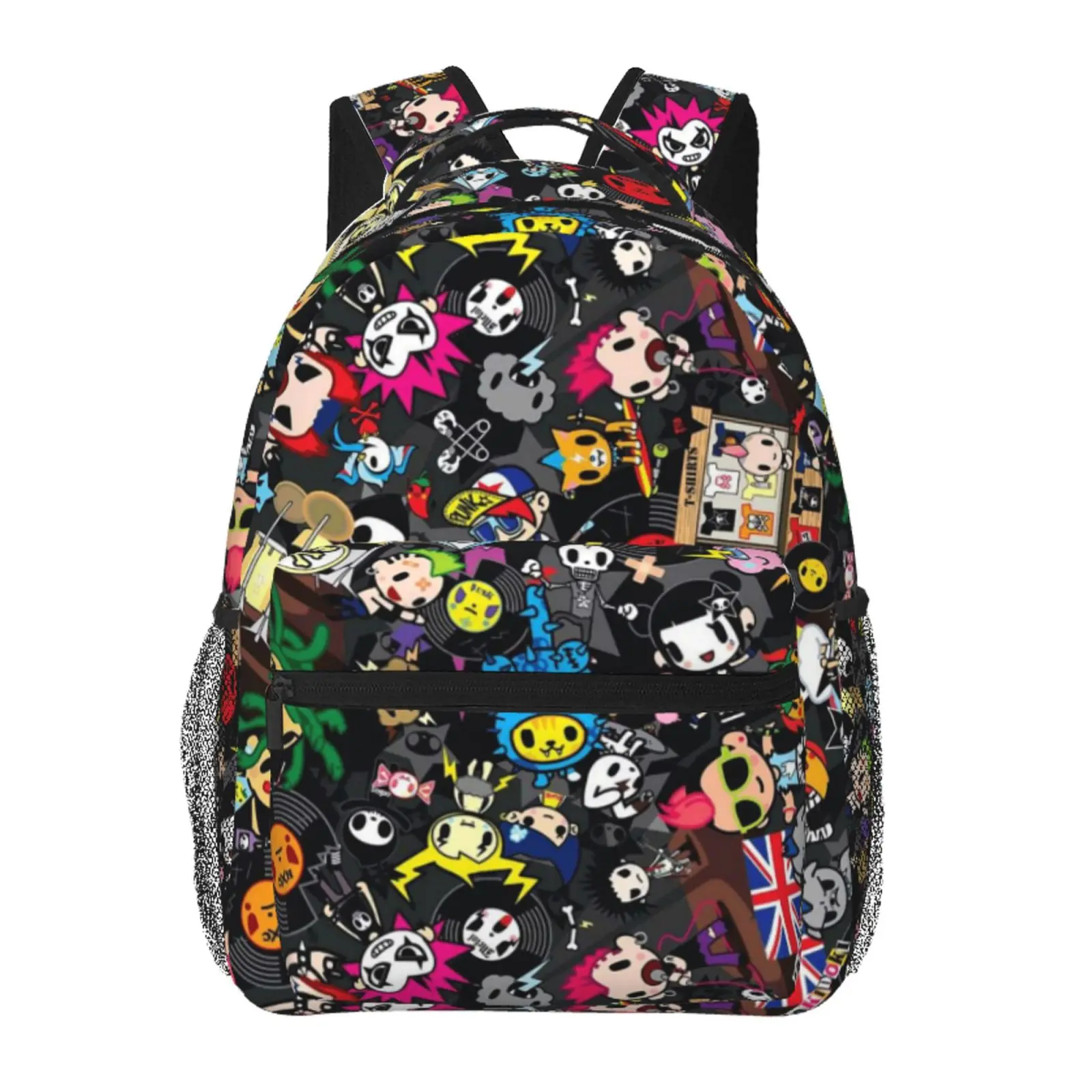 Anime Tokidoki3 Backpack, School bag Cute Girls Boys Teens Backpacks Kawaii Kids Lightweight backpack with adjustable straps Bookbag with for office travel bag