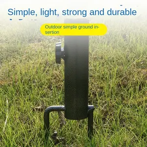 Outdoor Sunshade Umbrella Universal Fishing Umbrella Shade Curtain Pole Ground Stake Bracket Fork Base Accessories Tent Pegs Secure