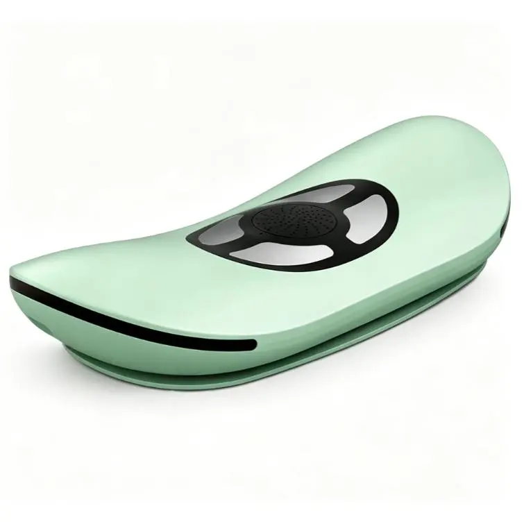 Waist massager Intelligent pulse traction lumbar vertebra Waist heating vibration Inflatable relaxation lumbar massager EMS pulse + red light + wormwood hot compress, pulling exercise waist back, multi-frequency vibration
