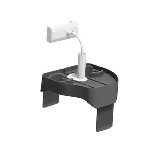 Adjustable Hot Tub Tray with Phone Holder, Waterproof Non-Slip Spa Caddy – Dual Cup Holders for Drinks & Snacks – Cinnamon or Gray
