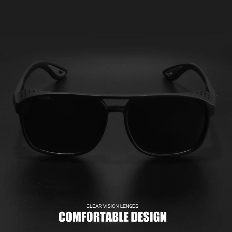 Polarized Sports Sunglasses for Men & Women, Wraparound Cycling Running Shades with UV400 Anti-Glare Protection, Lightweight Windproof Outdoor Eyewear for Driving, Fishing, Hiking & Active Use