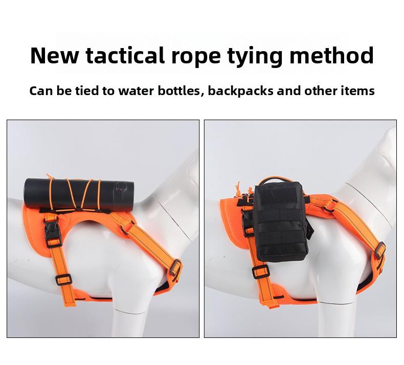 Tactical Dog Harness – Universal Harness, Walking Harness & Safety Harnesses for Small to Large Dogs, Durable Reflective, Easy to Control, No Pull Adjustable Pet Harness, Pet Supplies