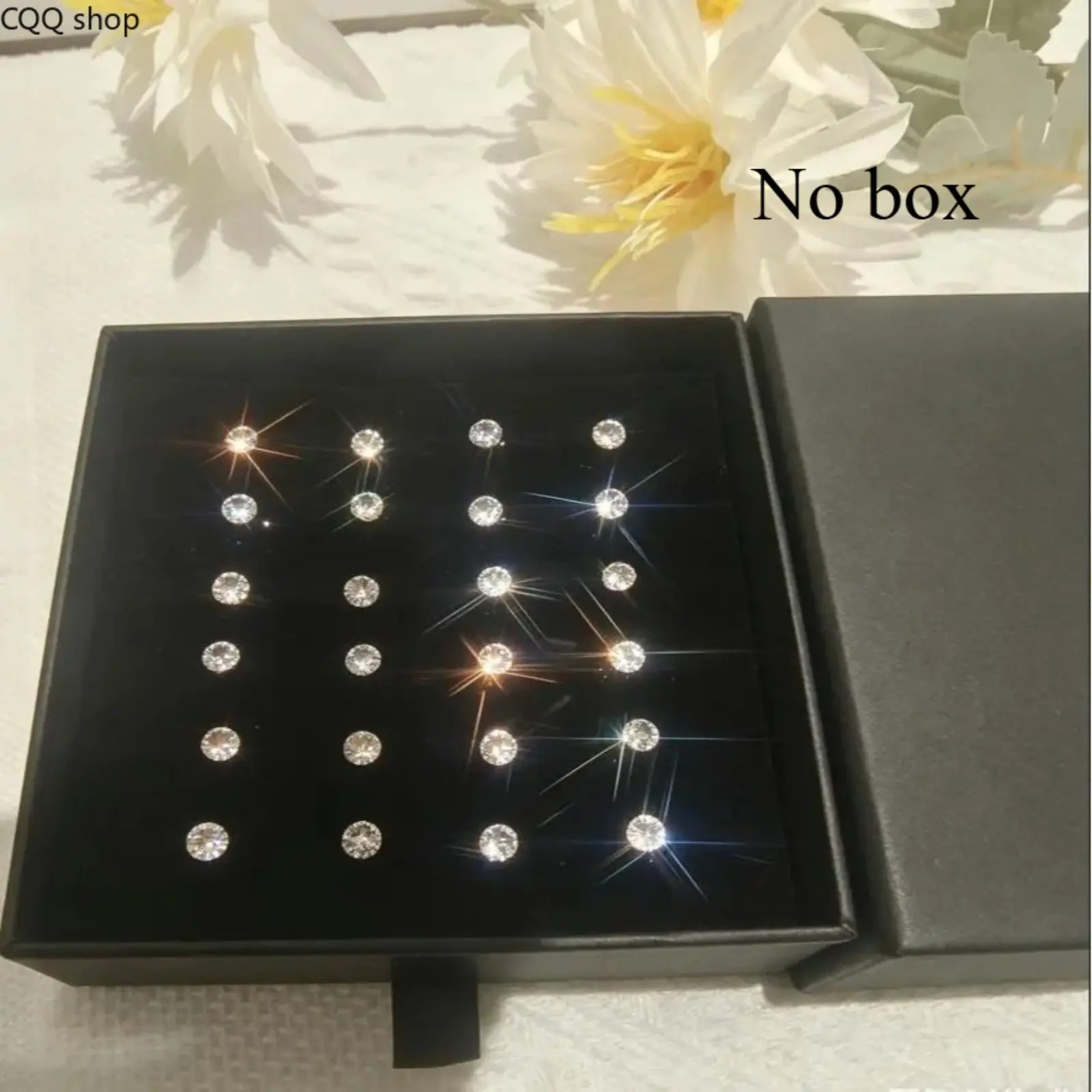 12 Pairs 14K Gold Plated Stud Earrings for Women, Hypoallergenic Earring Sets for Multiple Piercing, Premium Cubic Zirconia Studs Earrings for Women