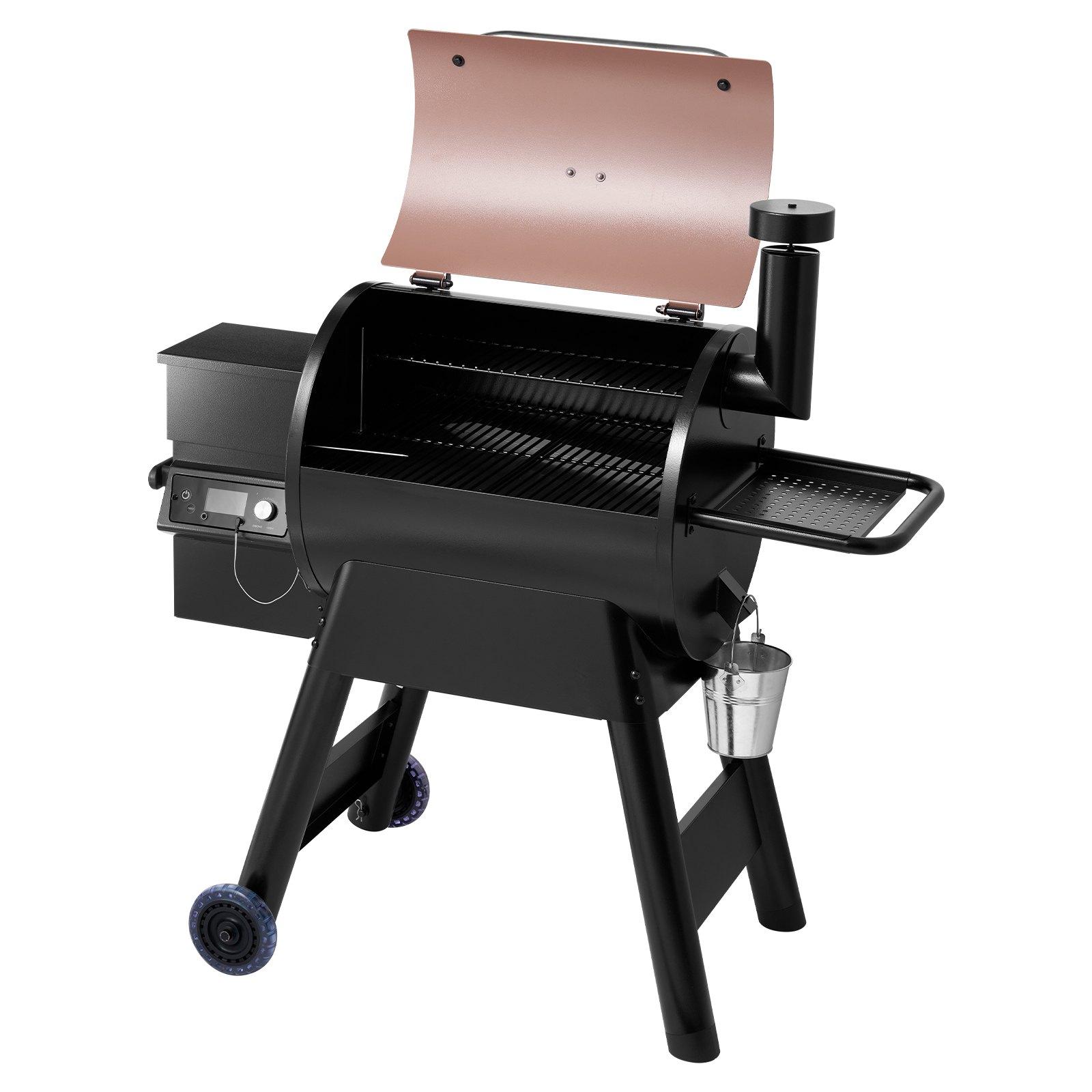 VEVOR Wood Pellet Grill Smoker, 8 in 1 BBQ Grills for Outdoor Cooking, 575 Square Inches Cook Area Electric Smokers, with WiFi-app Control, LCD Screen Controller, Meat Probe, 500 ° F Max Temperature
