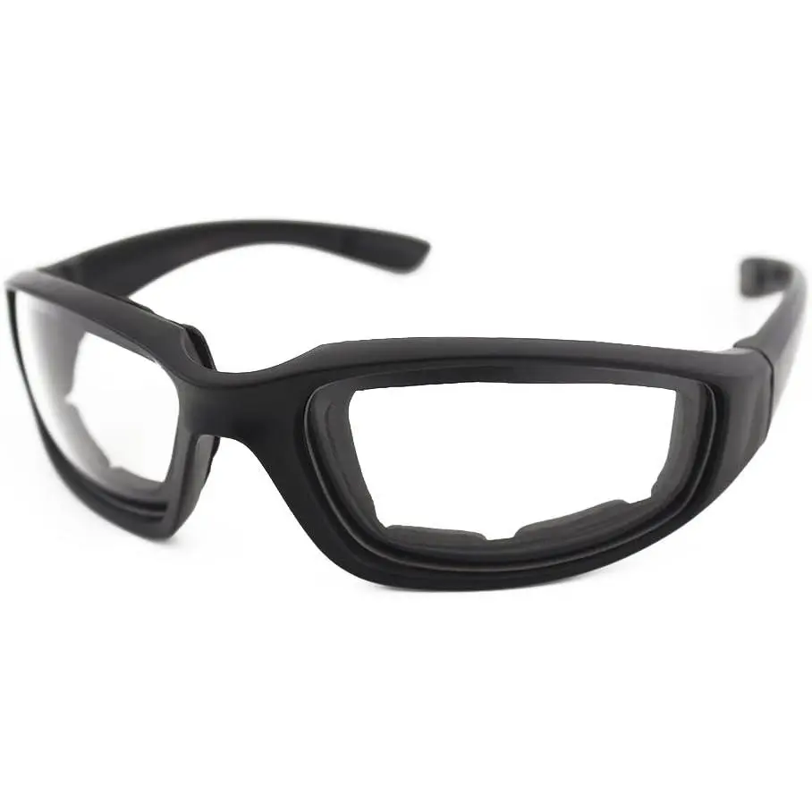 3-Pair Motorcycle Rider Protective Glasses - Polycarbonate, UV400 Protection, Windproof, Anti-Glare Sunglasses for Outdoor Use