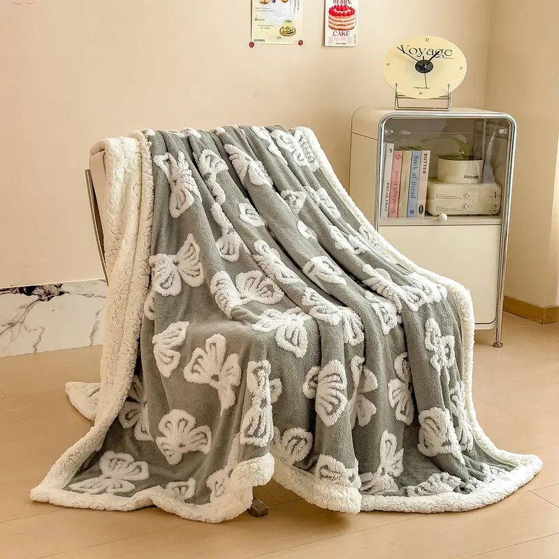 2026 New Cationic Dyed Throw Blanket