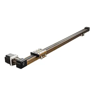 VEVOR Linear Guide Rail, Belt Drive, CNC Linear Motion Stage Actuator, with Nema34 Stepper Motor, 1300 mm Stroke Work Size, High Speed Motorized, for Engraving Machine, CNC Milling Machine, 3D Printe