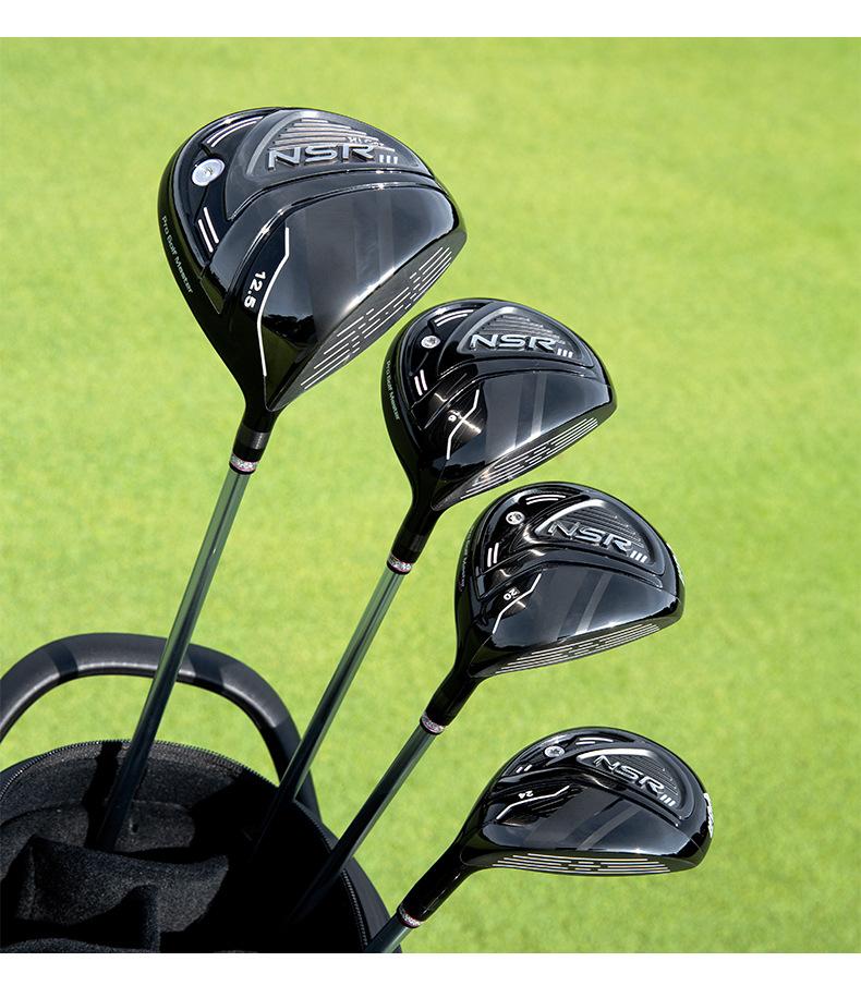 Women's Golf Clubs: Titanium Driver (No.1) and Fairway Woods (No.3 & 5) - Carbon Shafts, High-COR Design