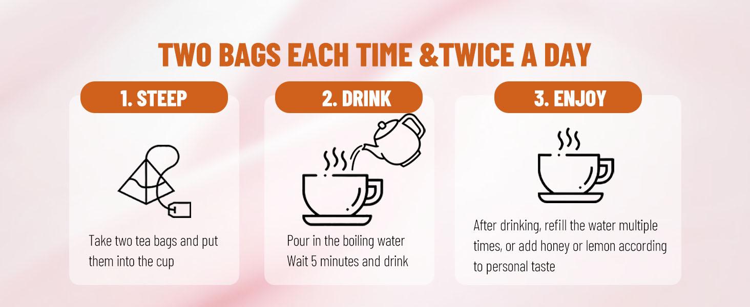 Wins Town Ulcer Healing Tea, Relief Gastritis and Stomachache, Support Daily Stomach Nourishing, 30 Tea Bags