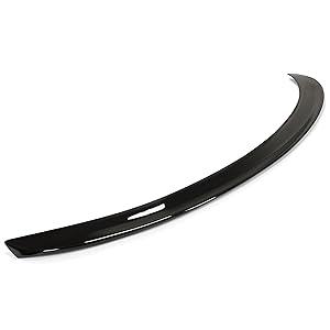 Rear Trunk Spoiler Wing Lip Compatible with 2017-2023 Tesla Model 3 Tail Wing Rear Trunk Lid ABS Plastic (Glossy Black) Car Accessories