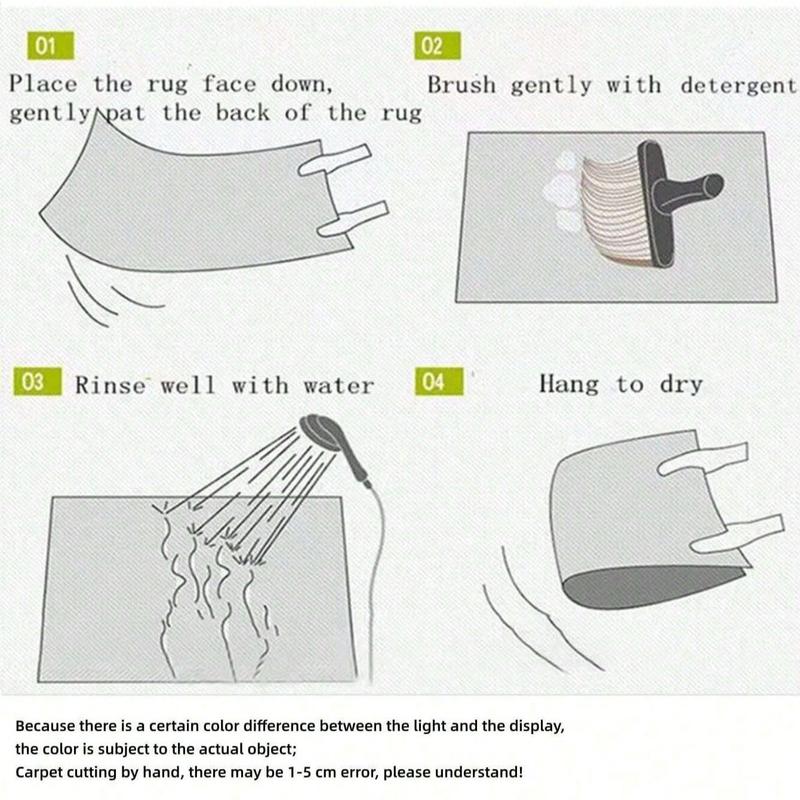 Creative 3D Dollar Pattern Floor Mat, 1 Count Colorful Non-slip Soft Floor Carpet, Decorative Area for Home Living Room Bedroom Study Room Hotel, Home Decor Rugs