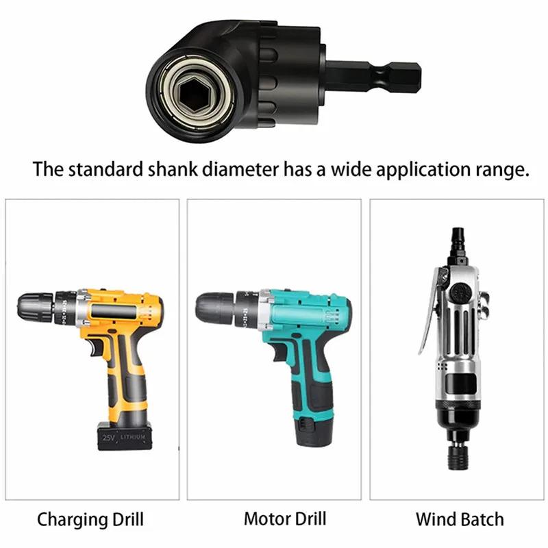 105Degrees 1/4" Hex Shank Magnetic Adapter Bending Drills Size:3PCS
