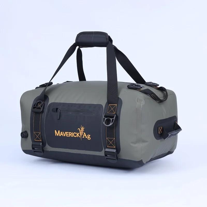 Outdoor waterproof bag, portable camping fully waterproof airtight zipper dry bag, used as luggage bag, backpack, waterproof travel bag
