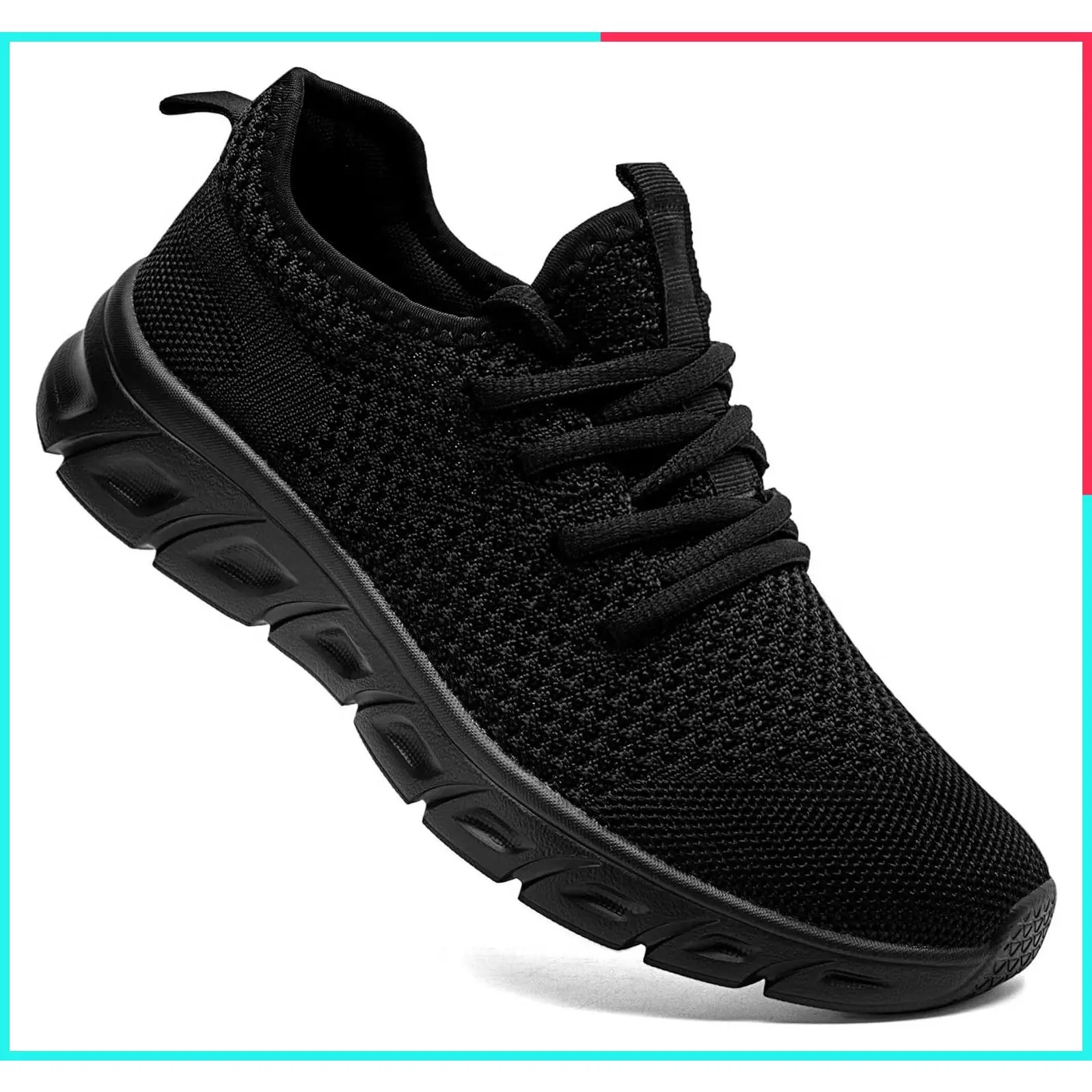 Breathable Lightweight Slip-On Running Shoes - Non-Slip Athletic Sneakers for Women Men, Tennis, Walking, Gym, Workout, Casual
