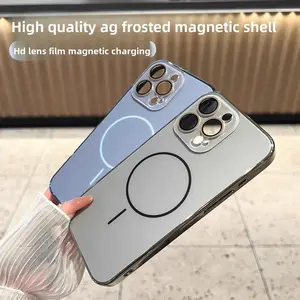 MagSafe Magnetic Phone Case 1400 Gauss Strong Magnet Camera Protection Case TPU+PC for iPhone 17Air 17 16 15 14 13 12 11 Pro Max Plus