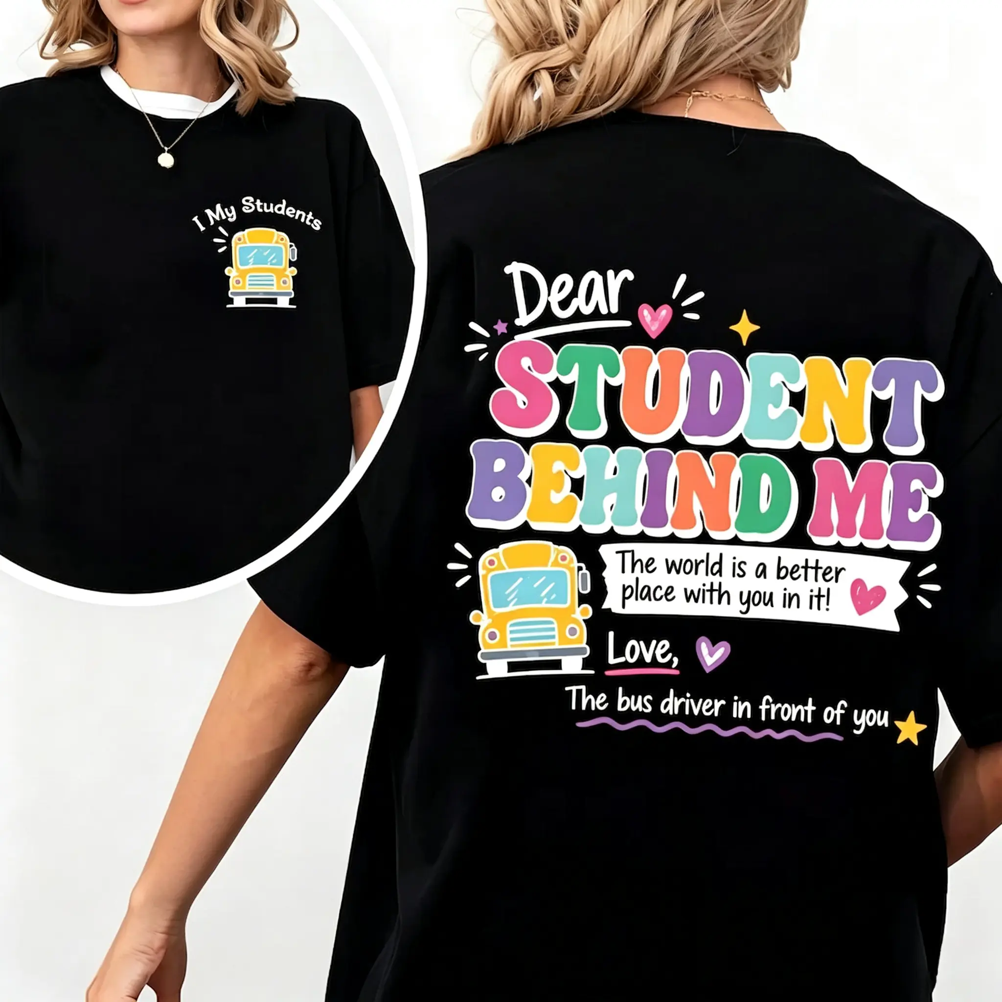 School Bus Driver T-Shirt, Back To School Shirt,School Bus Driver Appreciation Gift, Transportation T-shirt Gift, Back To School Team