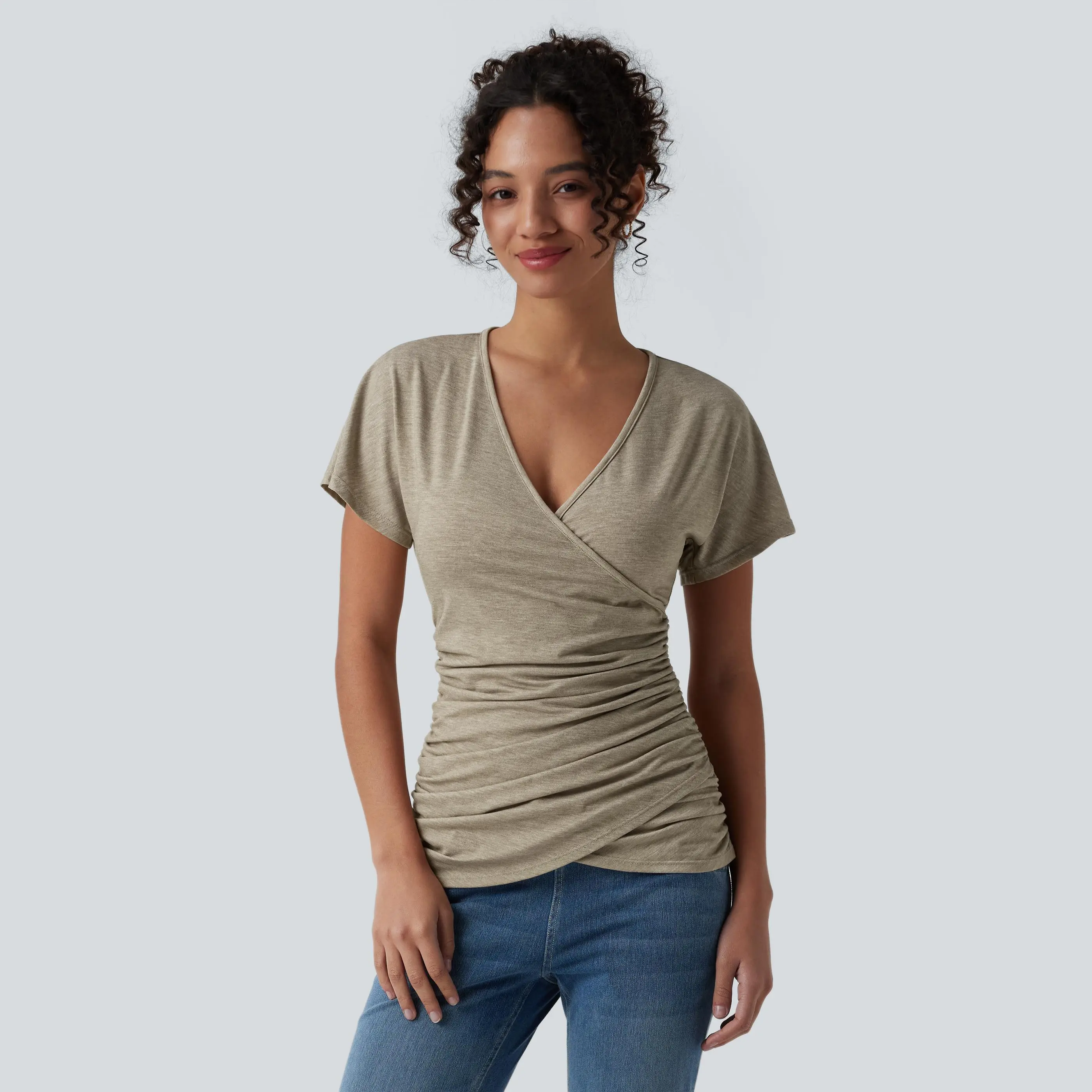 Khaki Floral Yarn
