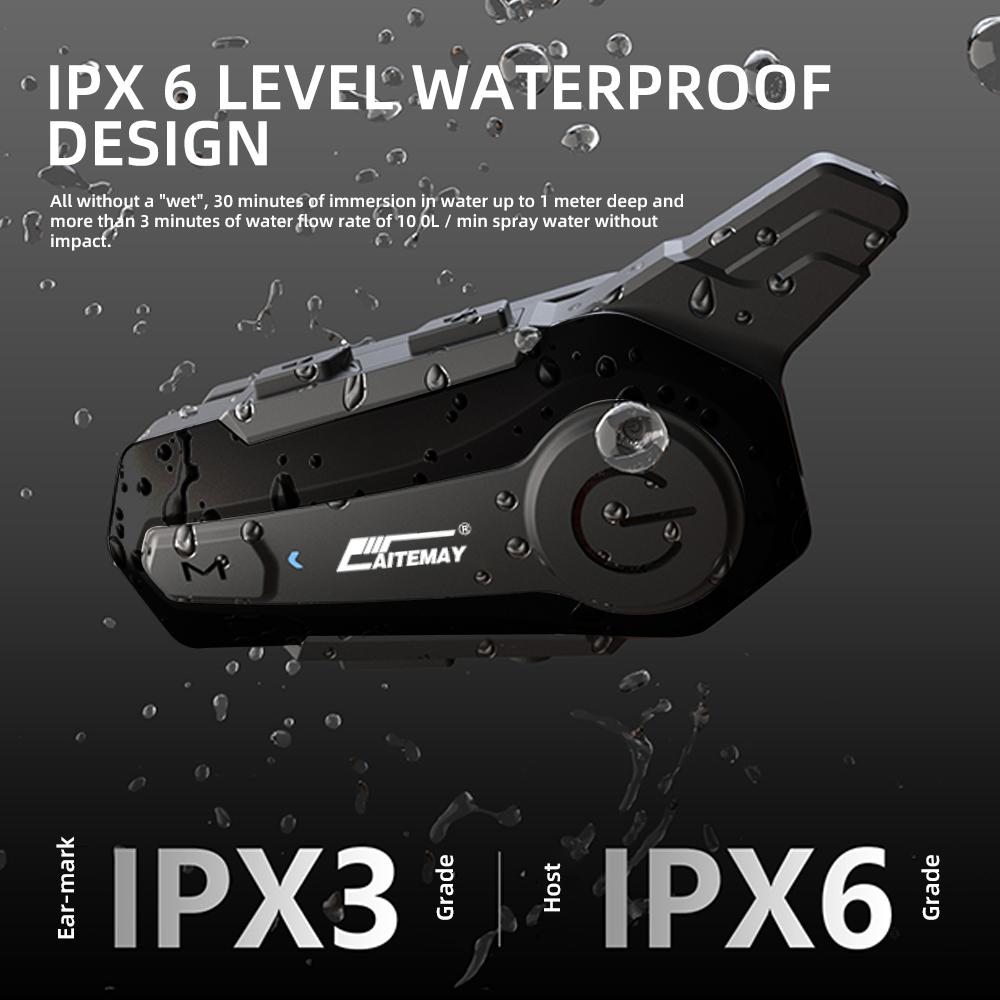 Bluetooth Headphone Motorcycle Helmet Intercom Headset 1000M For 2 Rider Intercomunicador Moto Wireless Interphone Handfree Call