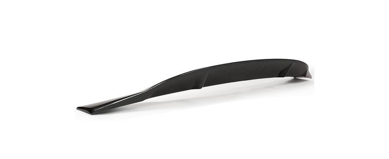Duckbill Spoiler Wing Compatible with 2008-2014 Mercedes Benz W204 C-Class C180 C200 C250 C300 C350 C63 All Sedan Models Tail Wing Rear Trunk Lid ABS Plastic (Carbon Fiber Color)