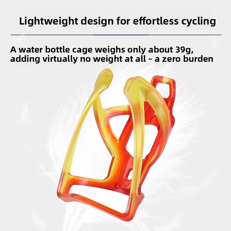 Mountain and Road Bike Water Bottle Holder Quick-Release Mount & Screw Wrench Options Black Black-Red Black-Blue Blue-Purple Hole-Free Installation Safe & Stable Plastic Resin Material