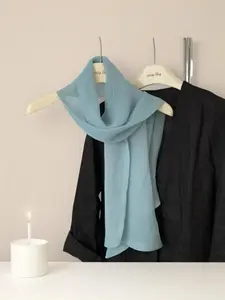 2026 new Casual Polyester scarf ribbon women's spring summer soft comfortable solid color versatile neck protection long scarf