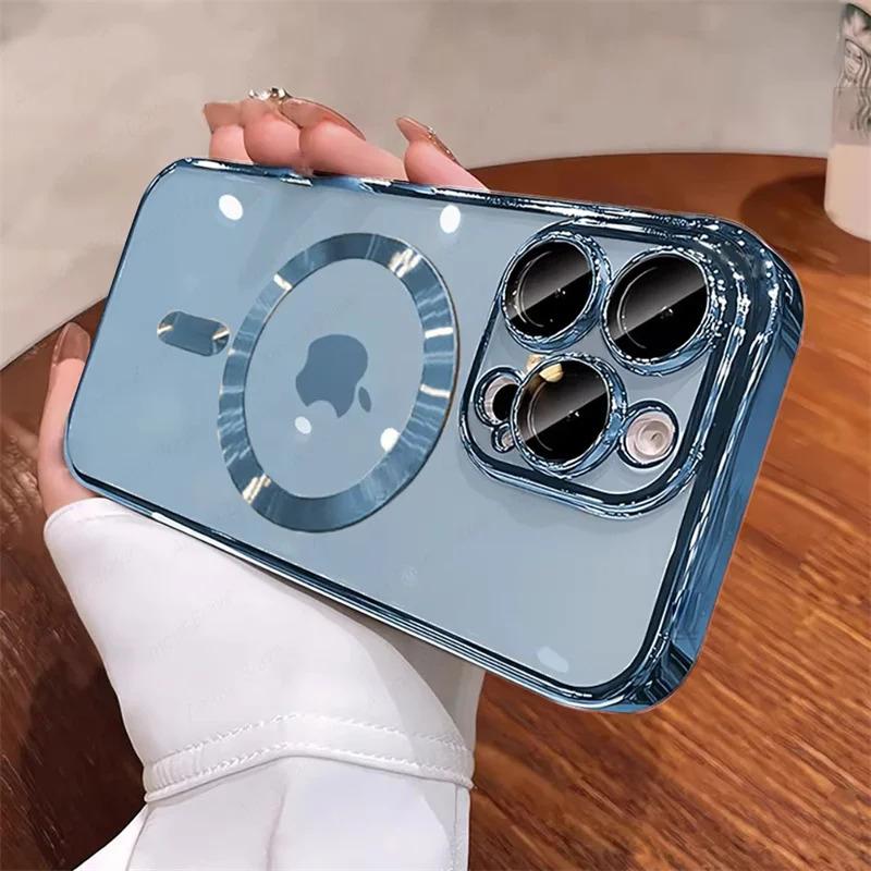 New Official Desert Gold Phone Case For iPhone 17Air 17 16 15 14 13 12 11 Pro Max Plus Clear Magsafe Magnetic Lens Protect Soft Cover