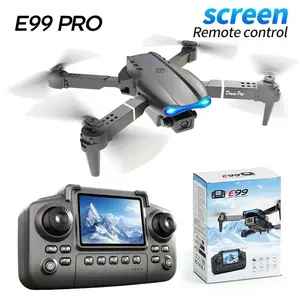 The upgraded 2026 E99PRO MAX drone is equipped with dual cameras, an in-screen remote control, and dual batteries. This drone is suitable for beginners