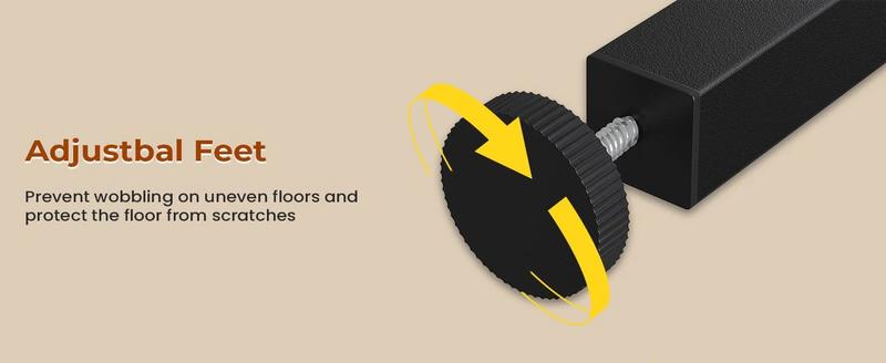 Sikaic Modern 55 Inch LED TV Stand Dresser with Power Outlets & PU Leather Storage Drawers Black 55.1"W x 11.8"D x 29.5"H for TVs up to 65 Inches