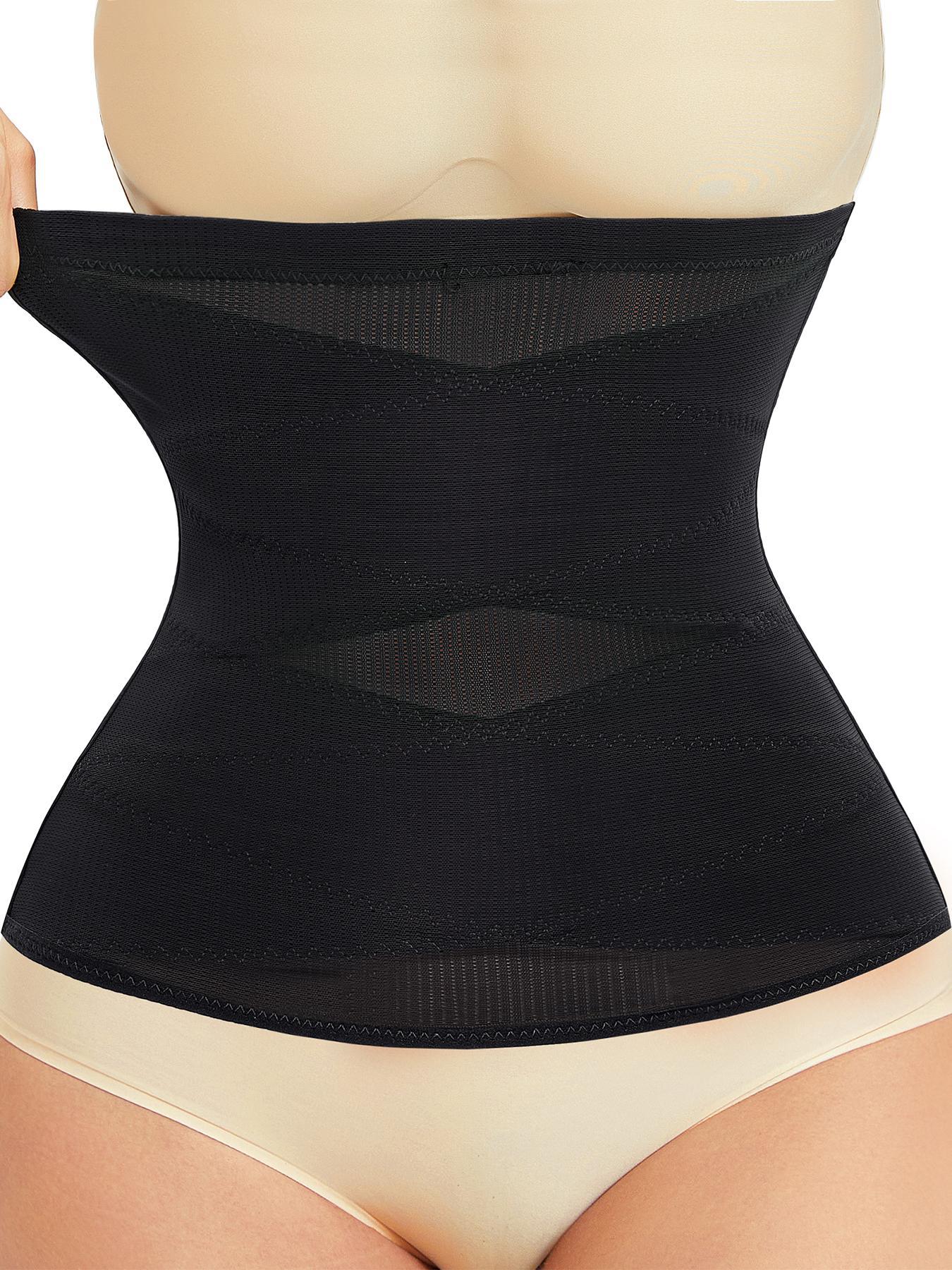 Women's Solid Color High Stretch Waist Trainer, Breathable Comfortable Tummy Control Shaper, Waist Cincher for Women Shapewear